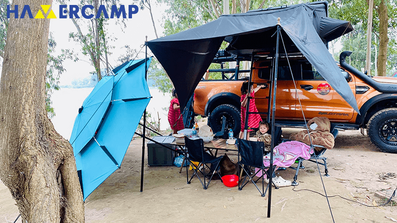 Lều nóc ô tô hamer camp skycamp